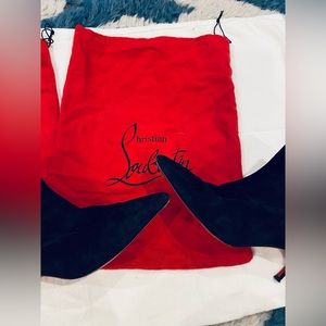 Christian Louboutin suede Booties